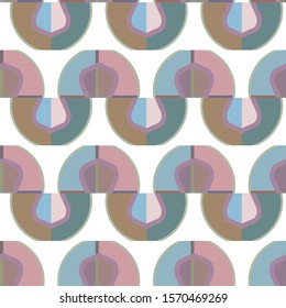 Seamless geometric ornamental vector pattern. Abstract background