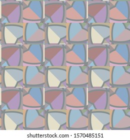 Seamless geometric ornamental vector pattern. Abstract background