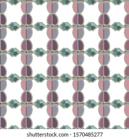 Seamless geometric ornamental vector pattern. Abstract background