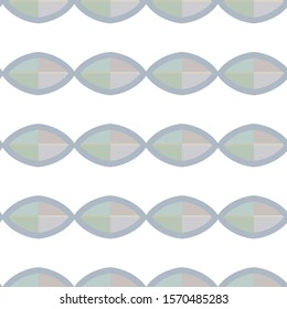 Seamless geometric ornamental vector pattern. Abstract background