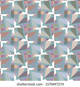 Seamless geometric ornamental vector pattern. Abstract background