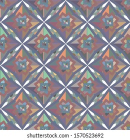 Seamless geometric ornamental vector pattern. Abstract background