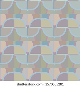 Seamless geometric ornamental vector pattern. Abstract background