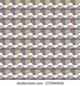 Seamless geometric ornamental vector pattern. Abstract background