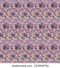 Seamless geometric ornamental vector pattern. Abstract background