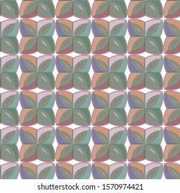 Seamless geometric ornamental vector pattern. Abstract background