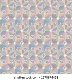 Seamless geometric ornamental vector pattern. Abstract background