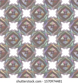 Seamless geometric ornamental vector pattern. Abstract background