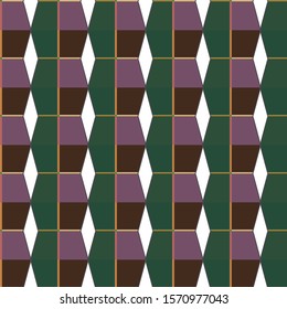 Seamless geometric ornamental vector pattern. Abstract background