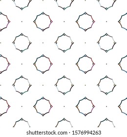 Seamless geometric ornamental vector pattern. Abstract background