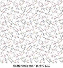 Seamless geometric ornamental vector pattern. Abstract background