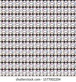 Seamless geometric ornamental vector pattern. Abstract background
