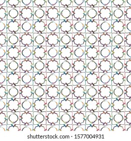 Seamless geometric ornamental vector pattern. Abstract background