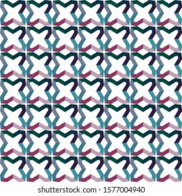 Seamless geometric ornamental vector pattern. Abstract background
