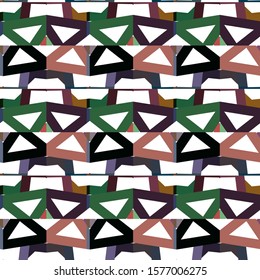 Seamless geometric ornamental vector pattern. Abstract background