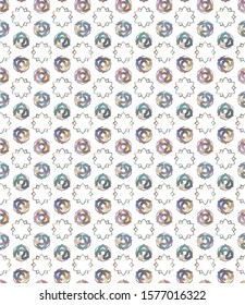 Seamless geometric ornamental vector pattern. Abstract background