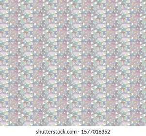 Seamless geometric ornamental vector pattern. Abstract background