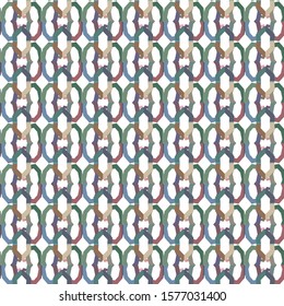 Seamless geometric ornamental vector pattern. Abstract background