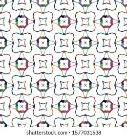Seamless geometric ornamental vector pattern. Abstract background