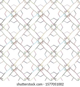 Seamless geometric ornamental vector pattern. Abstract background