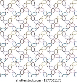 Seamless geometric ornamental vector pattern. Abstract background