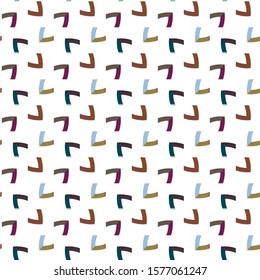 Seamless geometric ornamental vector pattern. Abstract background