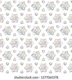 Seamless geometric ornamental vector pattern. Abstract background