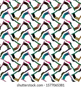 Seamless geometric ornamental vector pattern. Abstract background