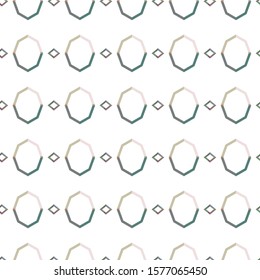 Seamless geometric ornamental vector pattern. Abstract background