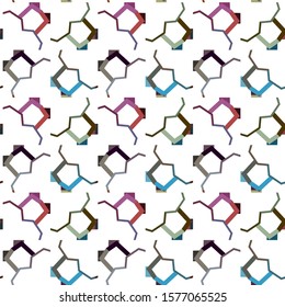 Seamless geometric ornamental vector pattern. Abstract background