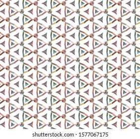 Seamless geometric ornamental vector pattern. Abstract background