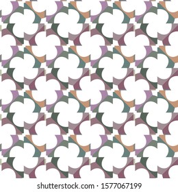 Seamless geometric ornamental vector pattern. Abstract background