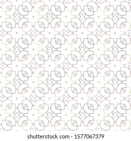Seamless geometric ornamental vector pattern. Abstract background