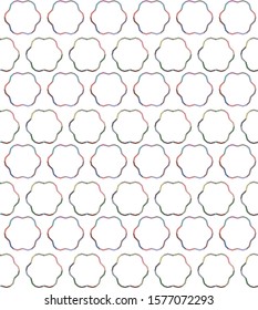 Seamless geometric ornamental vector pattern. Abstract background