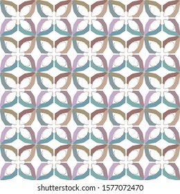 Seamless geometric ornamental vector pattern. Abstract background