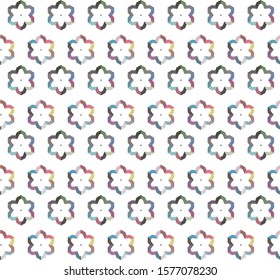 Seamless geometric ornamental vector pattern. Abstract background
