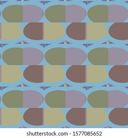 Seamless geometric ornamental vector pattern. Abstract background