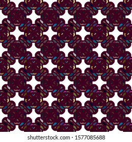 Seamless geometric ornamental vector pattern. Abstract background