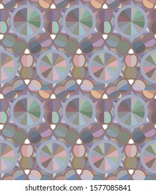 Seamless geometric ornamental vector pattern. Abstract background