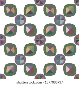 Seamless geometric ornamental vector pattern. Abstract background