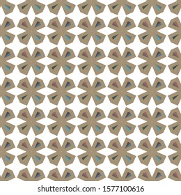 Seamless geometric ornamental vector pattern. Abstract background
