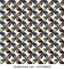 Seamless geometric ornamental vector pattern. Abstract background