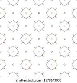 Seamless geometric ornamental vector pattern. Abstract background
