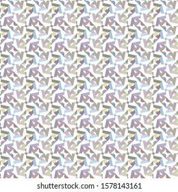 Seamless geometric ornamental vector pattern. Abstract background