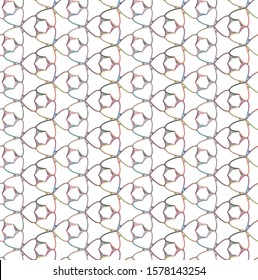 Seamless geometric ornamental vector pattern. Abstract background