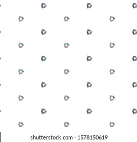 Seamless geometric ornamental vector pattern. Abstract background