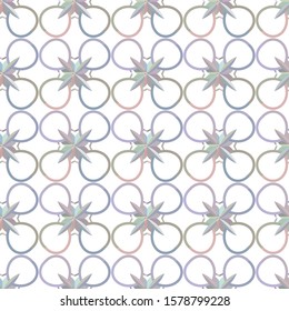 Seamless geometric ornamental vector pattern. Abstract background