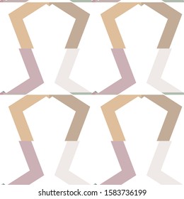 Seamless geometric ornamental vector pattern. Abstract background