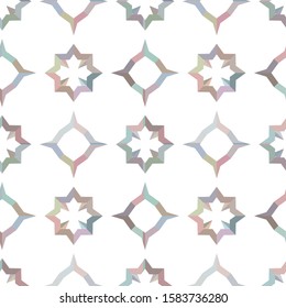 Seamless geometric ornamental vector pattern. Abstract background