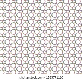 Seamless geometric ornamental vector pattern. Abstract background